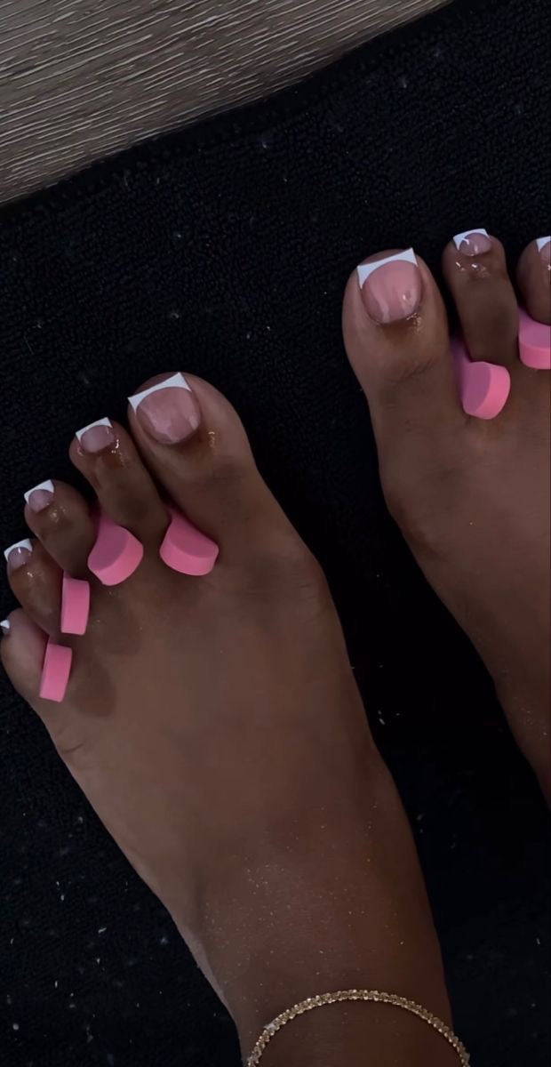 Classic French Pedi – Custom Model Set🤍